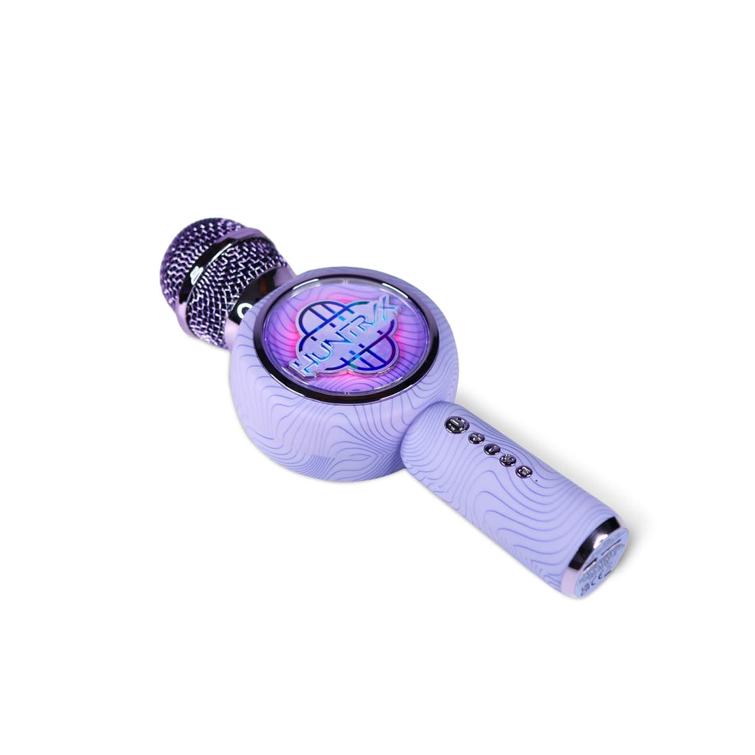 OTL KPop Demon Hunters Karaoke Microphone and Wireless Speaker with LED Lights Purple - Image 6