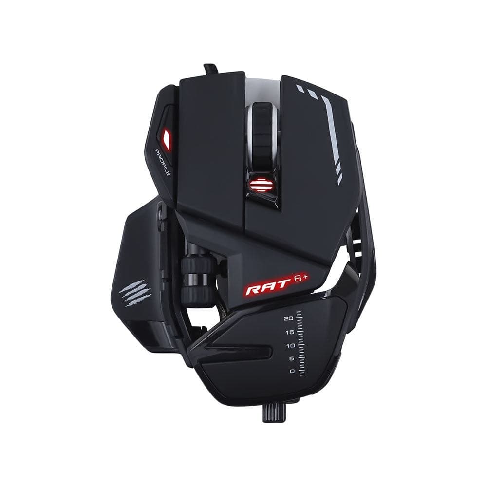 Mad Catz rat 6+ Optical USB Gaming Mouse - Black - Image 1