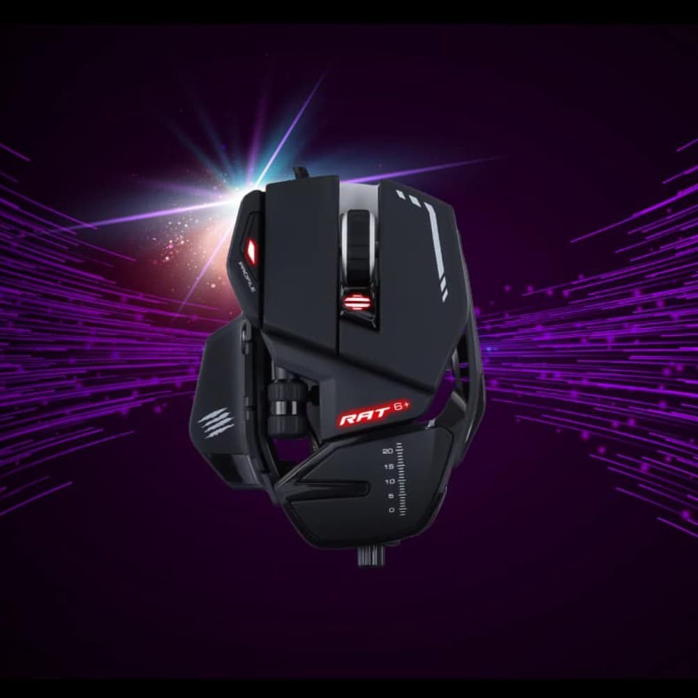 Mad Catz rat 6+ Optical USB Gaming Mouse - Black - Image 6