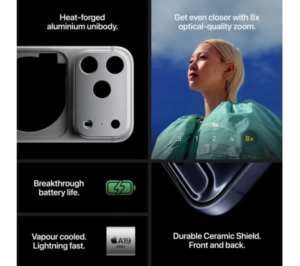 APPLE iPhone 17 Pro - 1 TB, Silver - Image 6