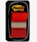 3M I680-1 self-adhesive label Rectangle Removable Red 50 pc(s) thumbnail 1