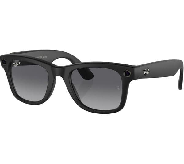 RAY-BAN Meta Wayfarer Glasses RW4006 - Matte Black, Polarized Gradient Graphite - Image 1