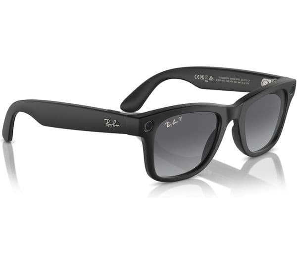 RAY-BAN Meta Wayfarer Glasses RW4006 - Matte Black, Polarized Gradient Graphite - Image 9