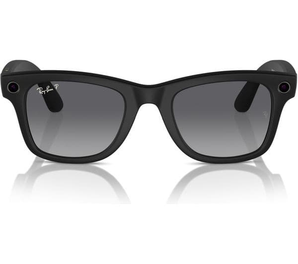 RAY-BAN Meta Wayfarer Glasses RW4006 - Matte Black, Polarized Gradient Graphite - Image 10