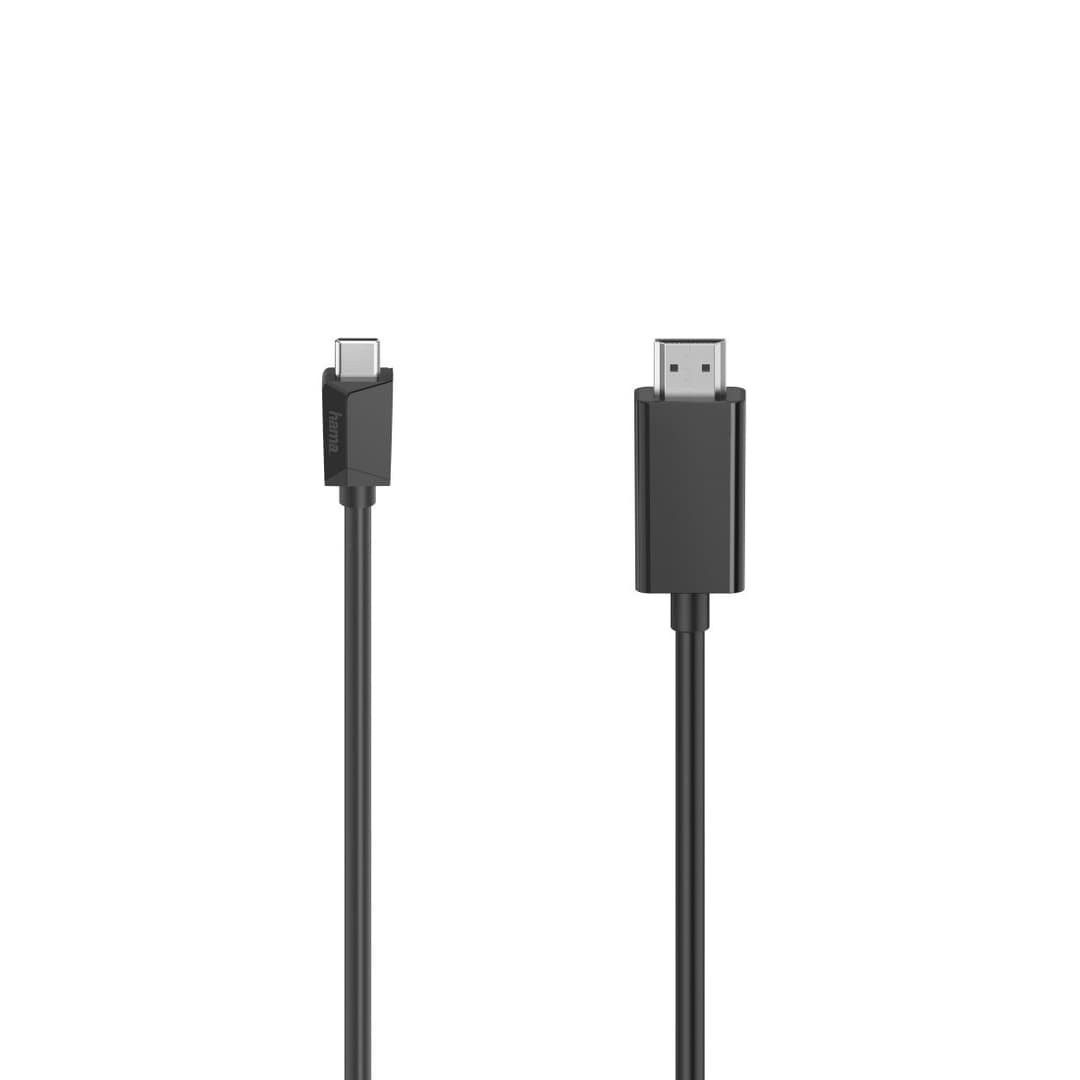 Hama 00200718 USB cable 1.5 m USB C HDMI Type A (Standard) Black - Image 1