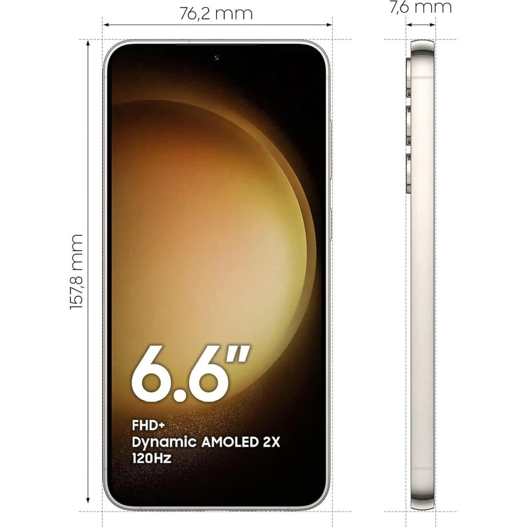 Samsung Galaxy S23 Plus 5G 512GB 8GB RAM SM-S916B/DS - Cream - Image 4
