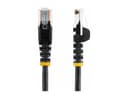StarTech 45PAT50CMBK Cat5e Patch Cable 0.5m Black thumbnail 1