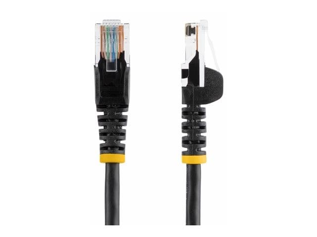 StarTech 45PAT50CMBK Cat5e Patch Cable 0.5m Black - Image 4