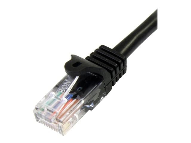 StarTech 45PAT50CMBK Cat5e Patch Cable 0.5m Black - Image 5
