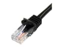 StarTech 45PAT50CMBK Cat5e Patch Cable 0.5m Black thumbnail 5