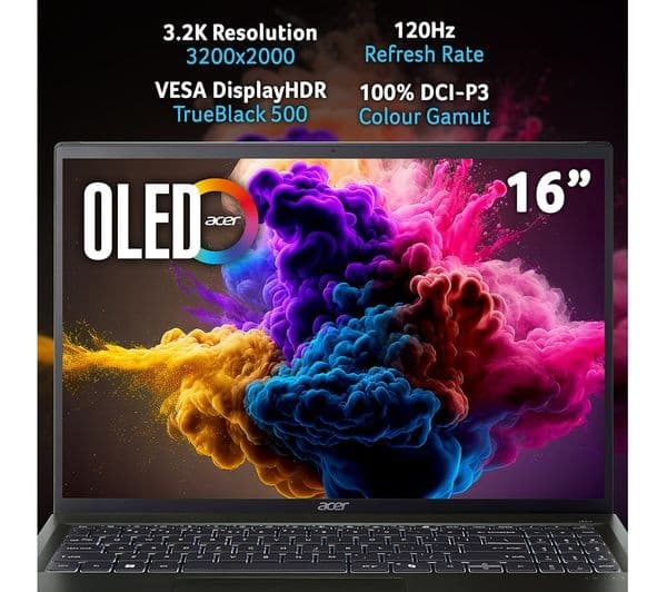 Acer Swift Edge 16" Laptop - AMD Ryzen 7, 1 TB SSD, Black - Image 4