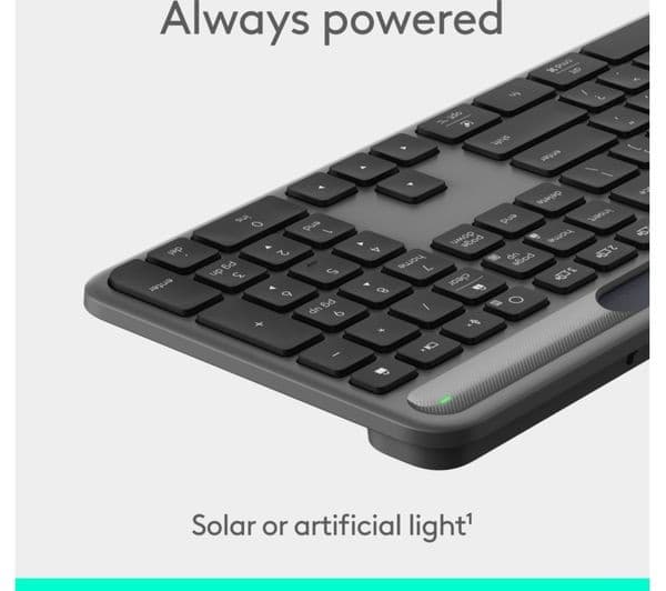 Logitech Signature Slim Solar+ Keyboard Graphite - Image 2