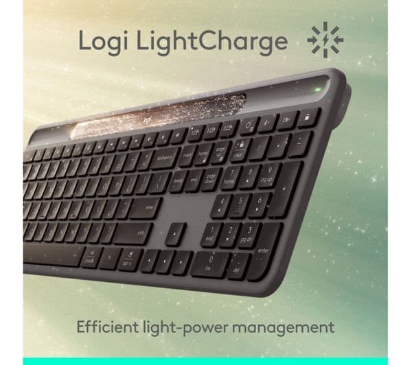 Logitech Signature Slim Solar+ Keyboard Graphite - Image 4