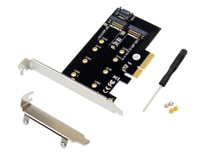PCIe x4 M.2 B & M Key NVMe - Image 1