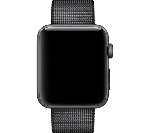 APPLE Watch Woven Nylon Strap - 42 mm, Black - Image 2