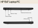 HP 15.6" Laptop Intel Core 7 150U 16GB RAM 1TB SSD Full HD Windows 11 - Jet Black thumbnail 3