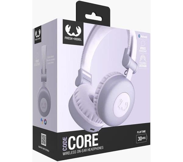 Fresh 'n Rebel Code Core Wireless Bluetooth Headphones - Dreamy Lilac - Image 2