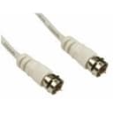 Cables Direct 2 FW-15 °F-Type Coaxial Cable Male/Male 15 m F-Type F-Type White, F-type, Nickel, White, Right) thumbnail 1