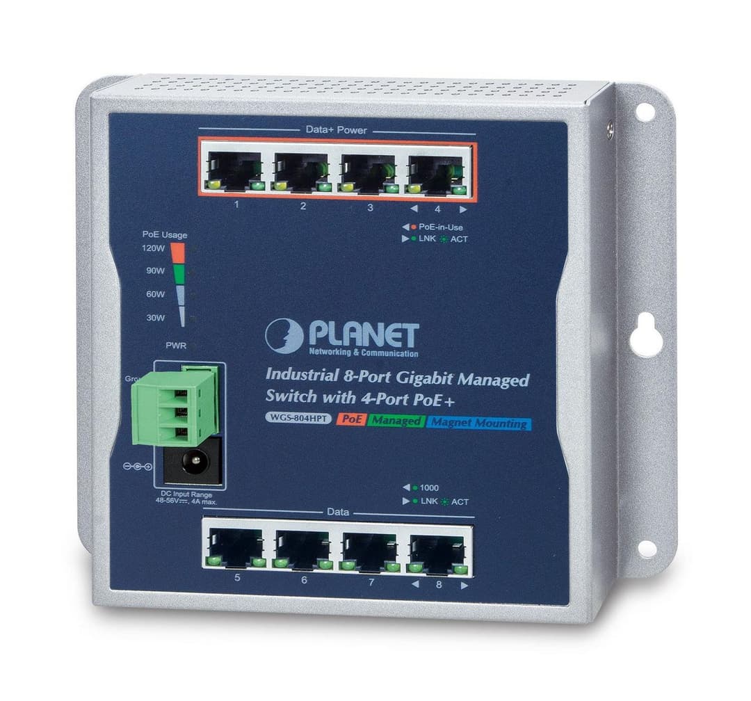 IP30, IPv6/IPv4, 8-P 1000TP - Image 1