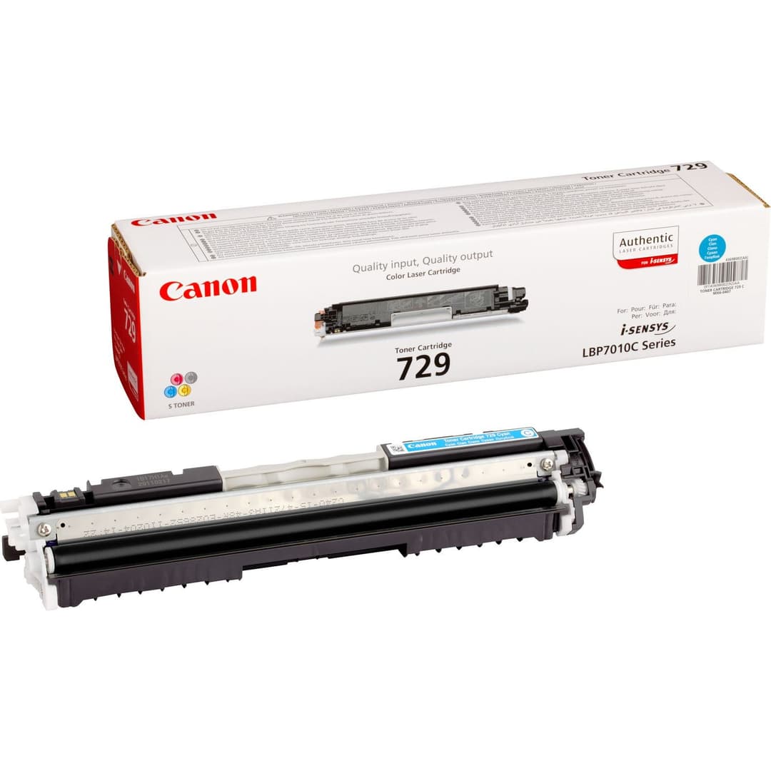 Canon 729 Toner Cartridge for i-SENSYS LBP7010C / LBP7018C - Cyan - Image 1