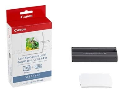 Canon KC-18IS - print ribbon cassette and paper kit - Image 2