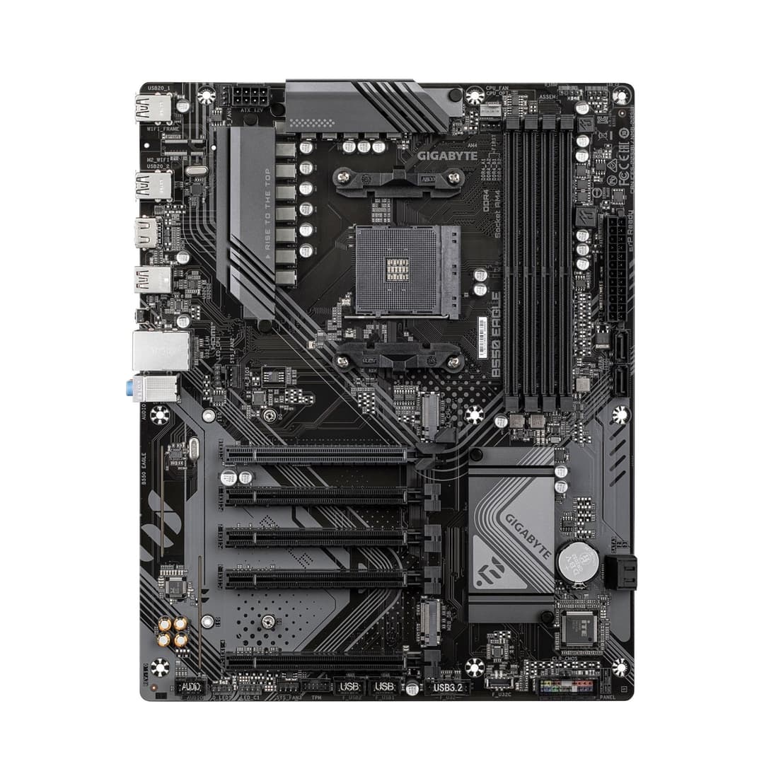 GIGABYTE B550 EAGLE ATX AMD Socket AM4 Motherboard - Wired - Image 2
