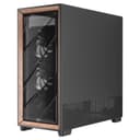Antec Flux PRO Full Tower Tempered Glass Black/Wood PC Gaming Case thumbnail 1