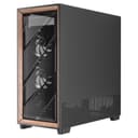 Antec Flux PRO Full Tower Tempered Glass Black/Wood PC Gaming Case thumbnail 2