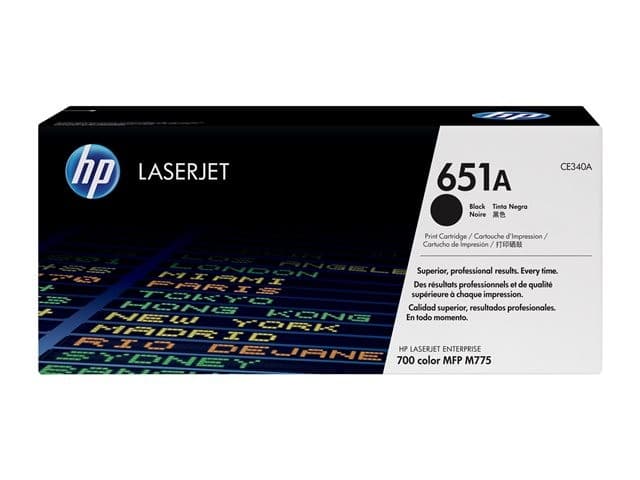 HP 651A CE340A Original HP LaserJet Toner Cartridge - Black - Image 2