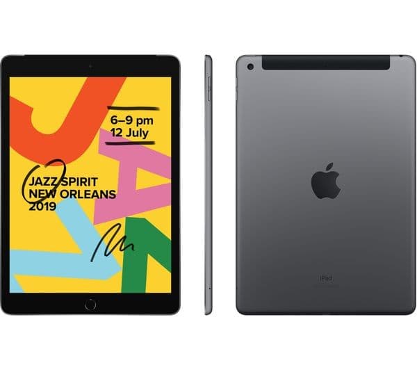 Apple 10.2-inch iPad (2019) Wi-Fi + Cellular 32GB - Space Grey - Image 4