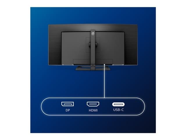 Philips E-line 346E2CUAE 34" Monitor Textured Black - Image 8