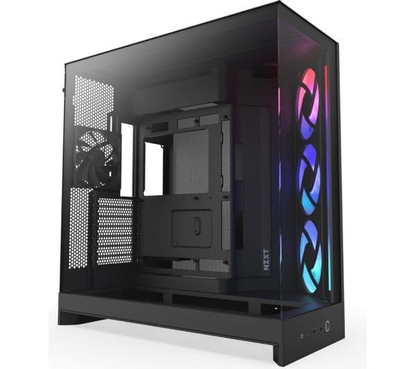 NZXT H9 Flow RGB ATX Mid-Tower Black - Image 1