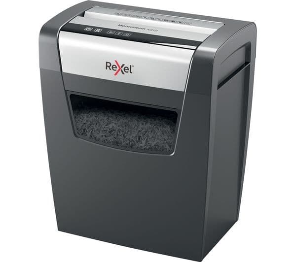 REXEL Momentum X312 Cross Cut Paper Shredder - Image 1