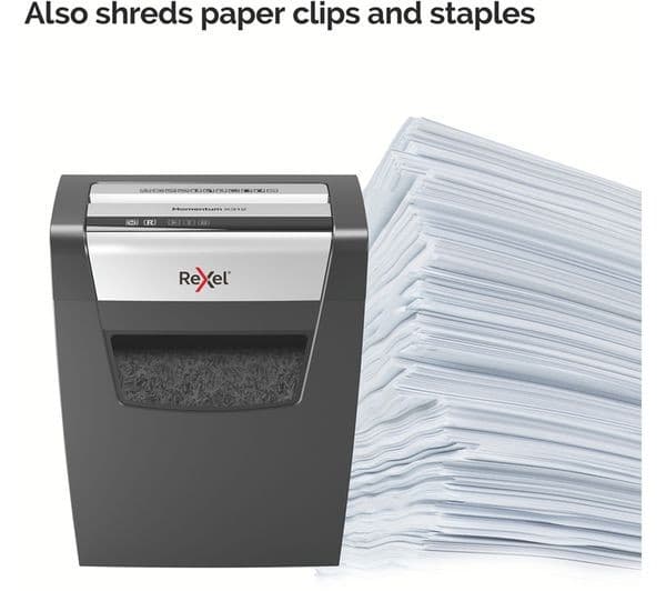 REXEL Momentum X312 Cross Cut Paper Shredder - Image 6