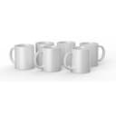 Cricut 6ct 12oz Ceramic Mug - White: Unfinished Craft Products, Sublimation, Cricut Cups, 3.78" Height, 3.23" Width thumbnail 3