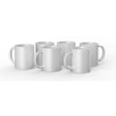 Cricut 6ct 12oz Ceramic Mug - White: Unfinished Craft Products, Sublimation, Cricut Cups, 3.78" Height, 3.23" Width thumbnail 5