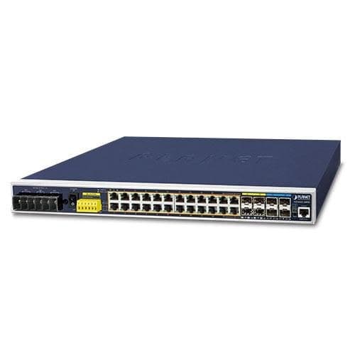 Planet IGS-6325-24P4X 24-Port Gigabit PoE+ Industrial L3 Managed Switch with 4x 10G SFP+