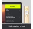 Logitech Spotlight Presentation Remote - Gold thumbnail 8