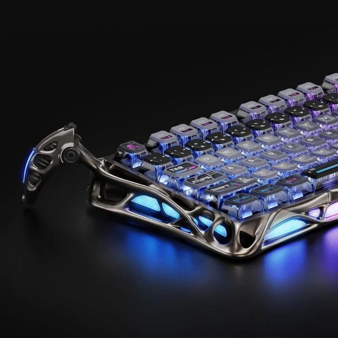 GravaStar Mercury K1 Pro Cyberpunk Gaming Wireless Keyboard - Image 4
