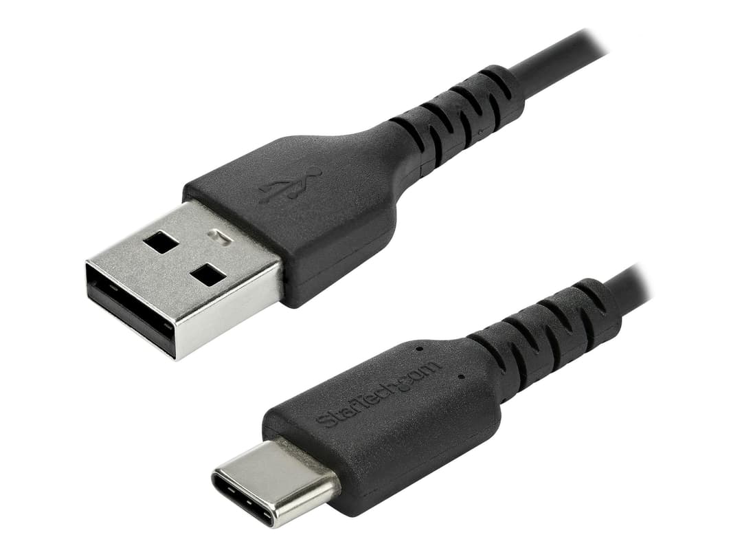 StarTech USB-A to USB-C Cable 2m Black - Image 1
