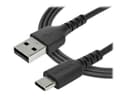 StarTech USB-A to USB-C Cable 2m Black thumbnail 2