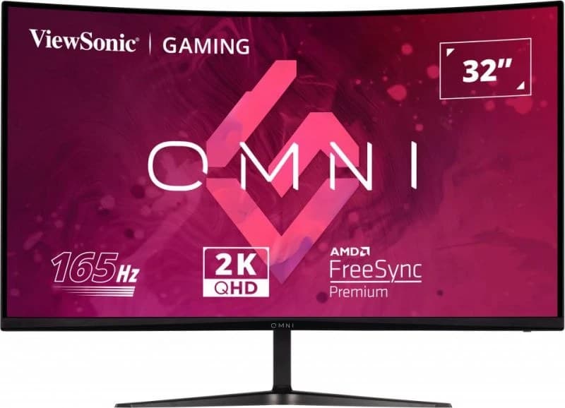 Viewsonic VX Series VX3218C-2K computer monitor 81.3 cm (32") 2560 x 1440 pixels Quad HD LED Black - Image 1