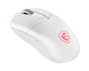 MSI VERSA 300 Wireless Gaming Mouse, Right-hand, RF Wireless + Bluetooth + USB Type-C, Optical 8000 DPI - White thumbnail 2