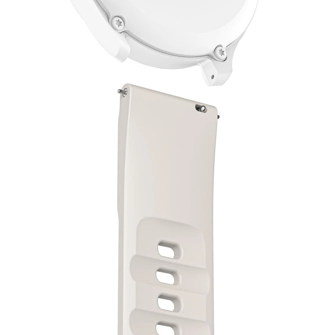 Hama NFC Payment Watch Strap, Silicone, 20 mm - Beige - Image 4