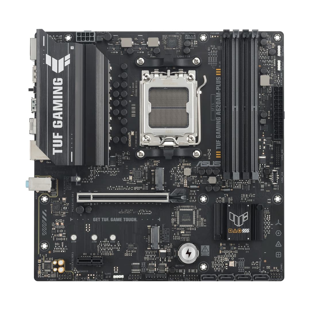 ASUS TUF Gaming A620AM-PLUS AMD A620A micro ATX AM5 Motherboard - Wired - Image 2