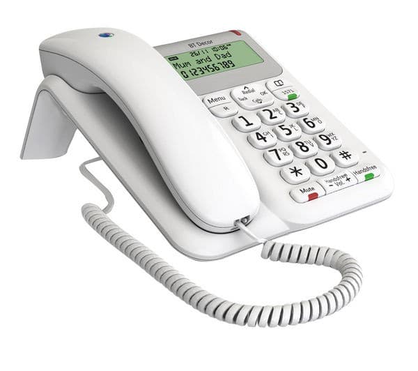 BT Décor 2200 Corded Phone - White - Image 2