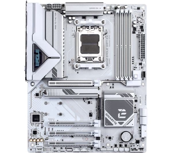 GIGABYTE B850 EAGLE WIFI7 ICE AMD B850 ATX Socket AM5 Motherboard - White