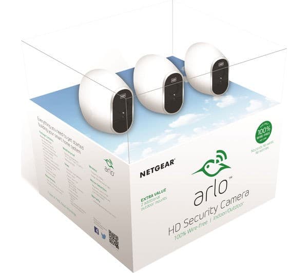 ARLO VMS3330 HD 720p WiFi Security System - 3 Cameras - Image 2