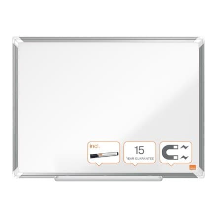 Nobo Premium Plus Steel Magnetic Whiteboard 600x450mm - Image 4
