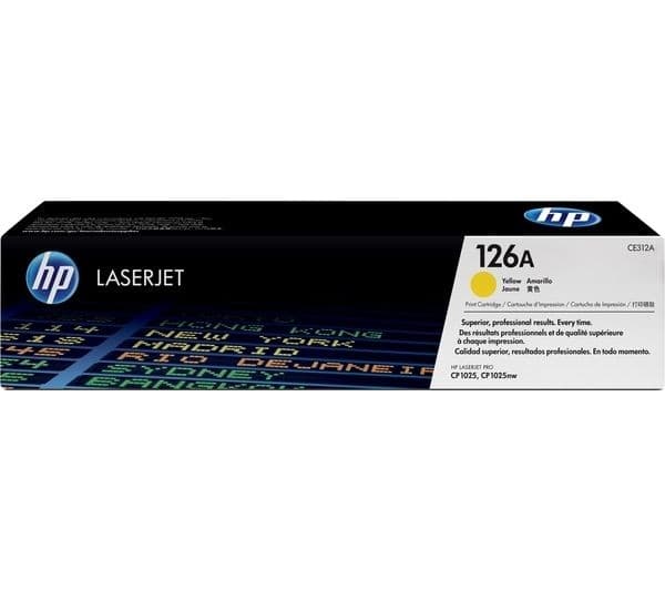 HP 126A Yellow Toner Cartridge - Image 2